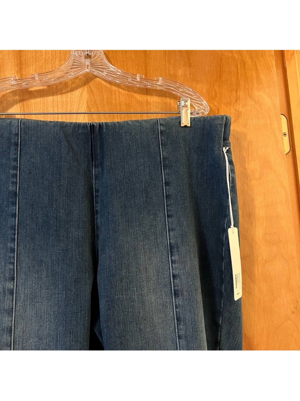 Soft Surroundings Dark Blue Ankle Cropped Women’s Denim Leggings Size 1X - Picture 4 of 10